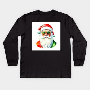 Santa Claus - Merry Christmas Kids Long Sleeve T-Shirt